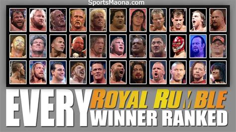 Past Royal Rumble Winners