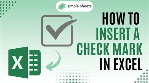 Paste a Check Mark into Excel