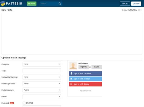 Pastebin.com - #1 paste tool since 2002!
