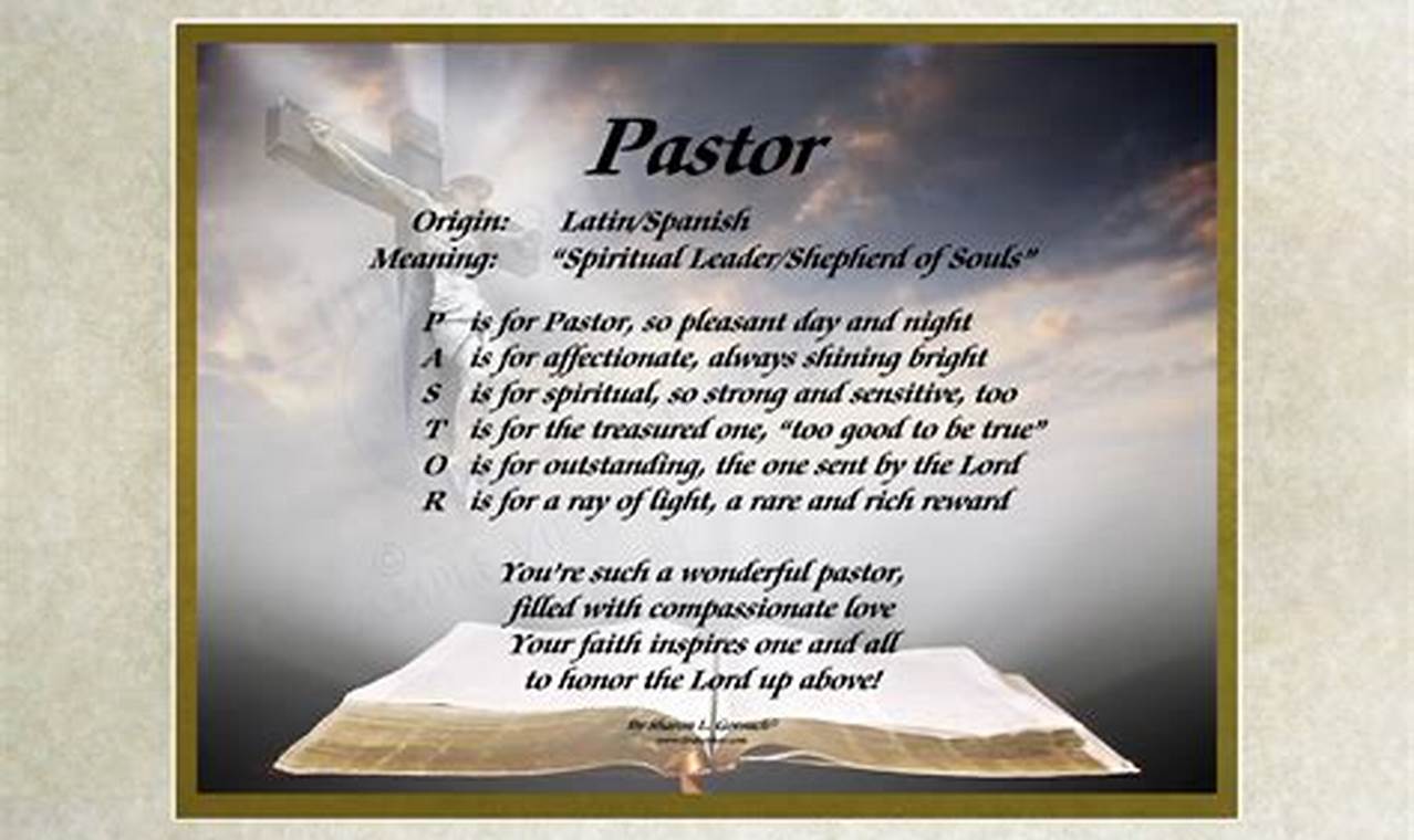 Unveiling the Power of Pastor Appreciation Poems: Discoveries and Insights