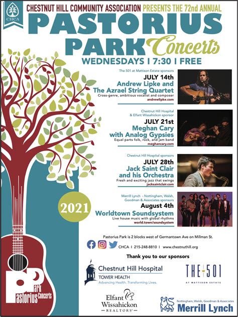 A Symphony of Summer Serenades: Experience the Magic of 2021 Pastorius Park Concerts