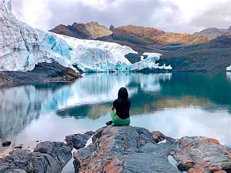 Vista del Pastoruri y la nieve