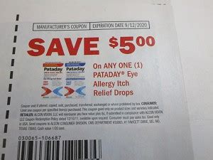 Pataday $5 Coupon Printable