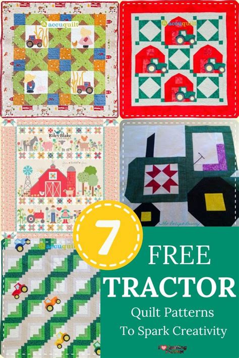Patch Tractor Quilt Pattern