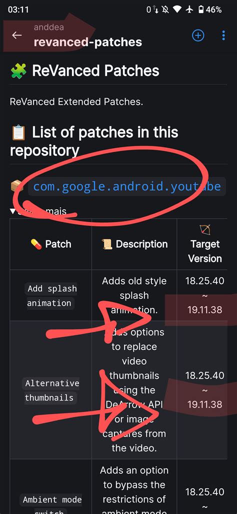 Patches and versions