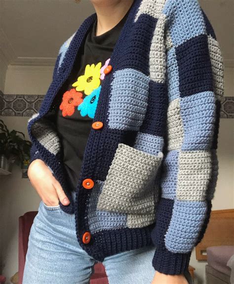 Patchwork Cardigan Crochet Pattern