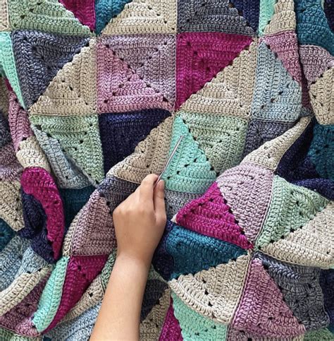 Patchwork Crochet Blanket