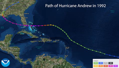 The Trail of Destruction: Tracing the Ferocious Path of Hurricane Andrew