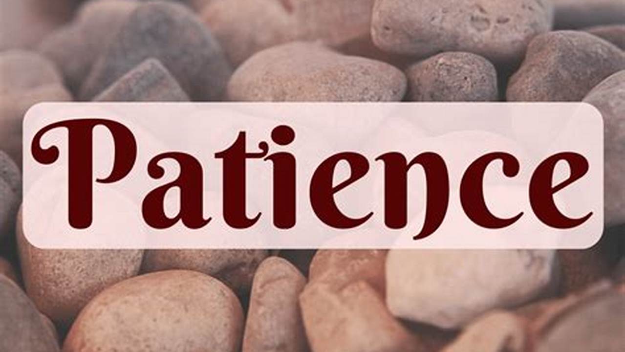 Patience, Articles