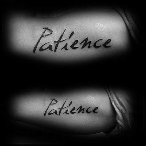 Patience Tattoo Ideas