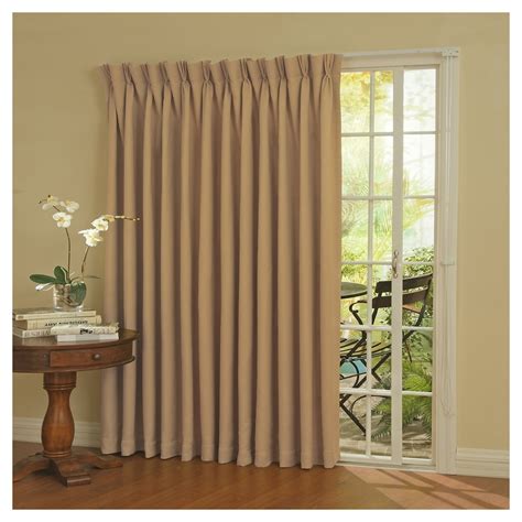 Insulated Blackout Patio Door Slider Curtains, Extra Wide Thermal
