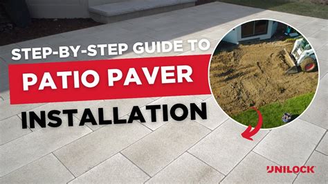 Patio Pavers Installation Procedure