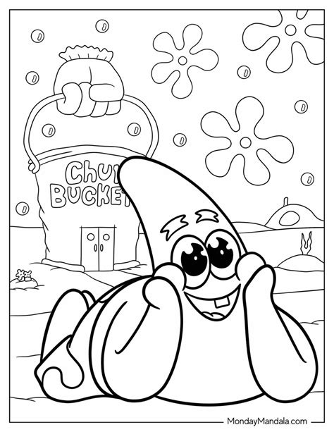 Patrick Coloring Page