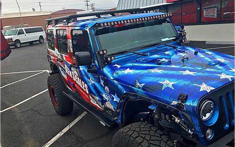Patriotic Jeep Wrangler