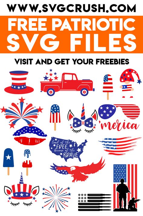 Download Patriotic 4th of July - 20 Files... for Cricut