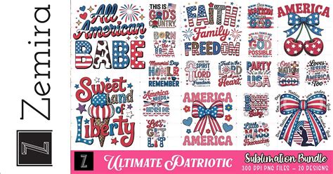 Download Patriotic Bundle Commercial Use For Crafts