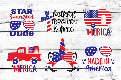 Download Patriotic Bundle for Cricut Machine