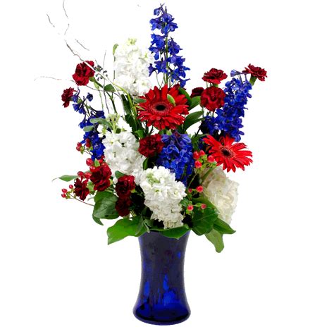 Patriotic Flower Arrangements