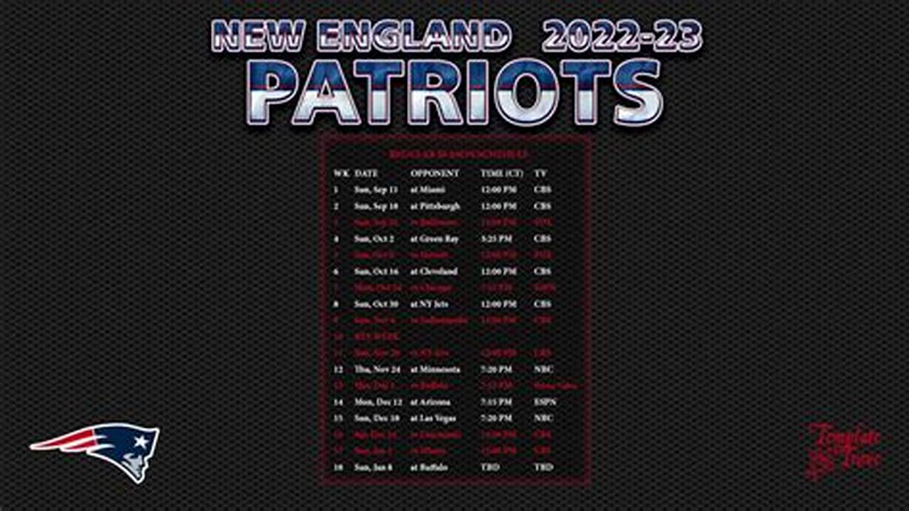 Patriots Game January 1 2024