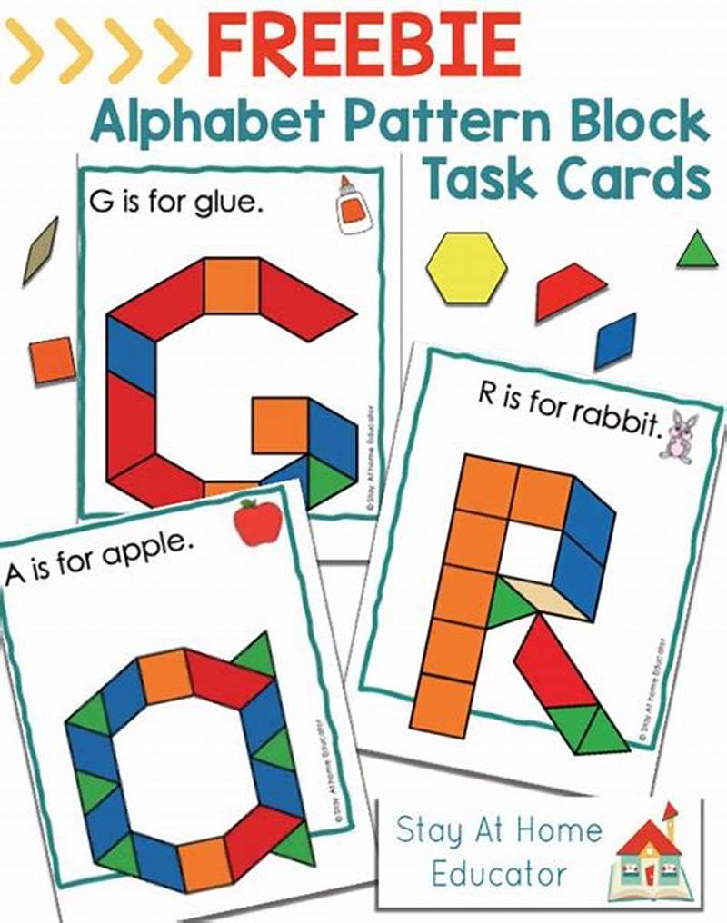Pattern Block Alphabet