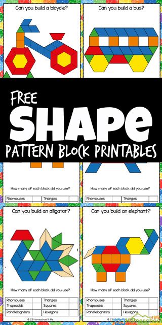 Pattern Block Printouts