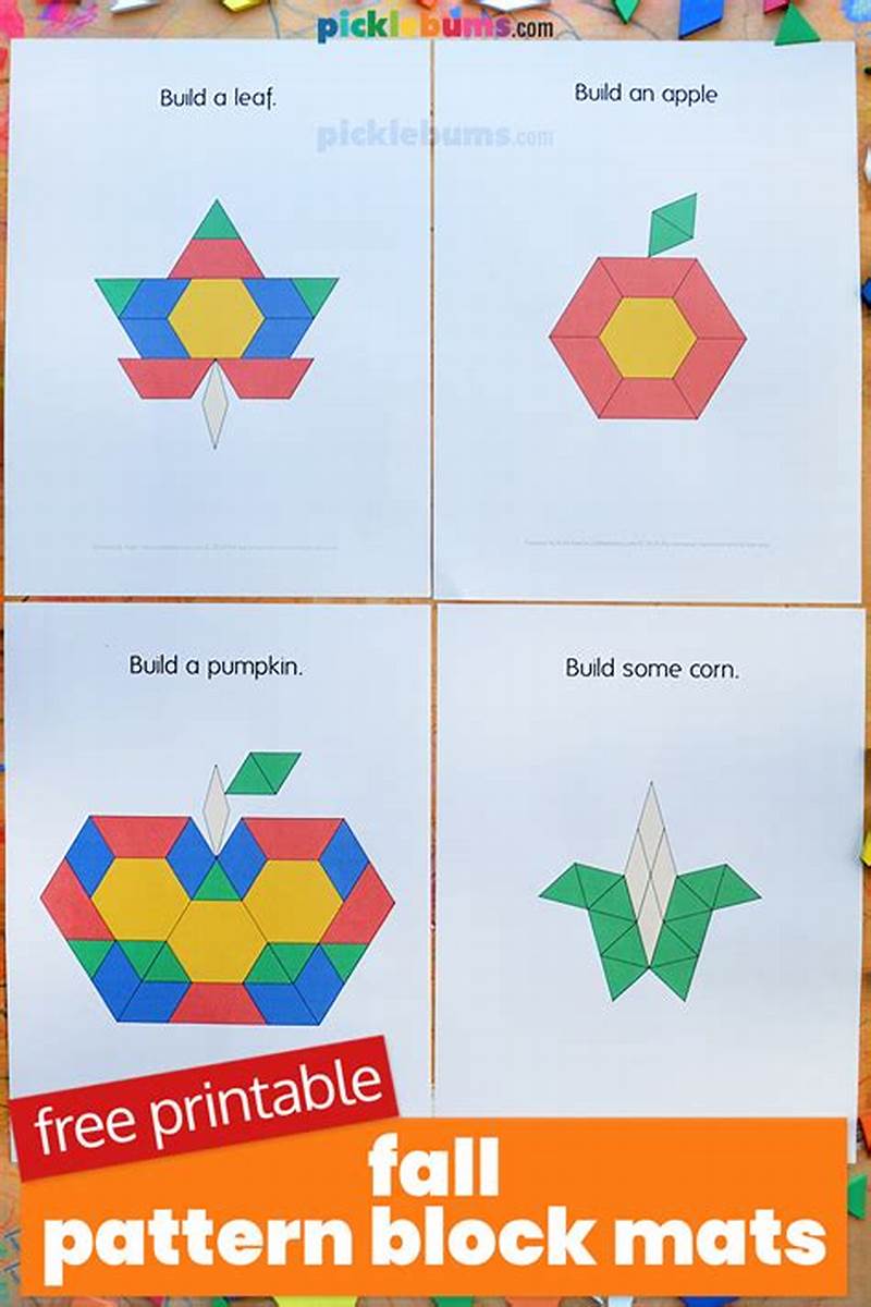 Pattern Block Templates Printable