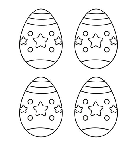 Pattern Easter Egg Template