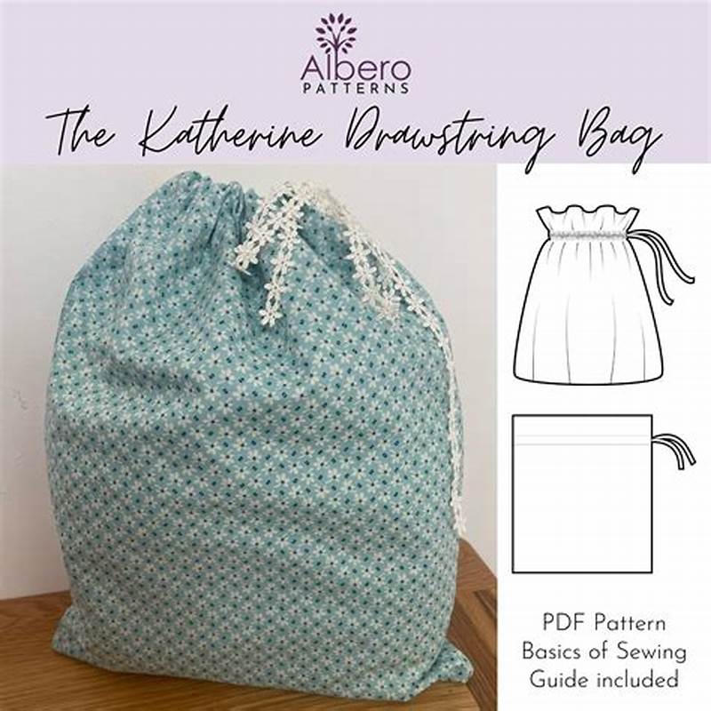 Pattern For Drawstring Bag Easy