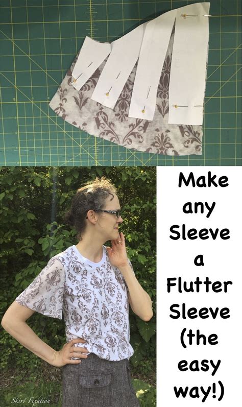 Pattern For Flutter Sleeve