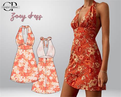 Pattern For Summer Halter Dress