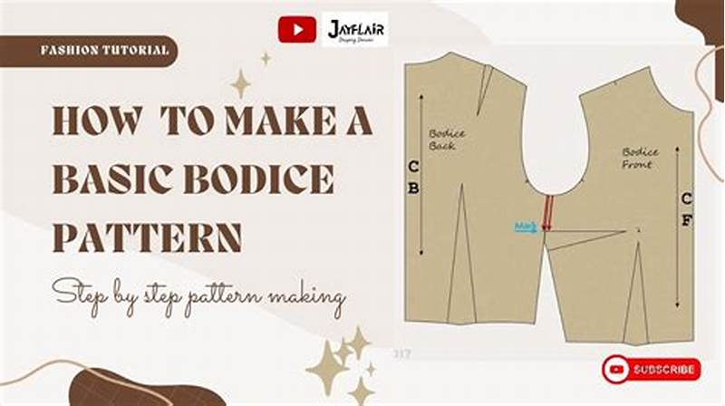 Pattern Making Tutorial Step By Step