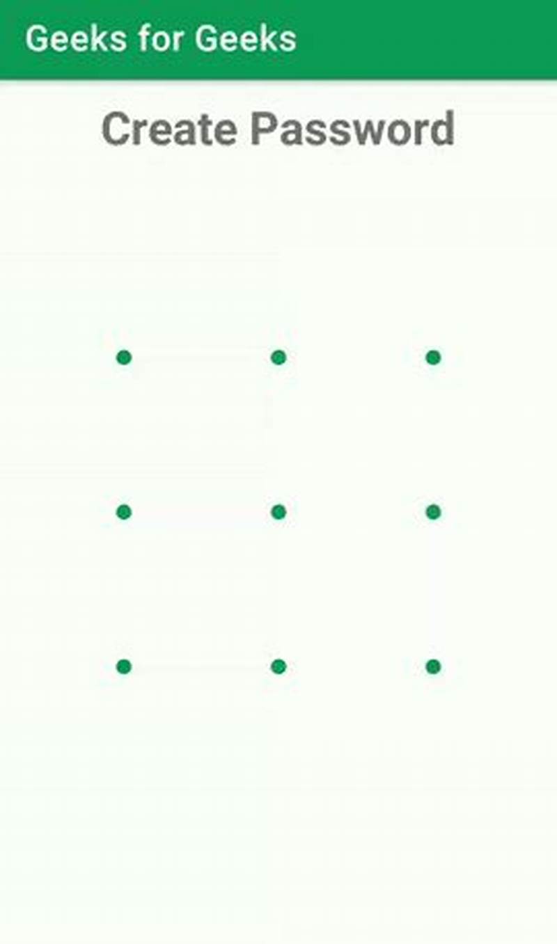 Pattern Password Android