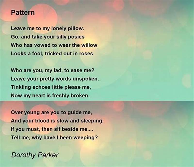 Pattern Poem Examples