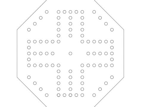Pattern Printable Aggravation Game Board Template