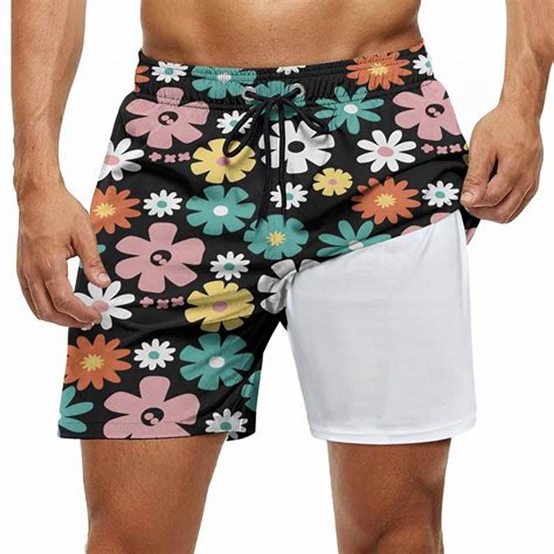 Pattern Swim Trunks