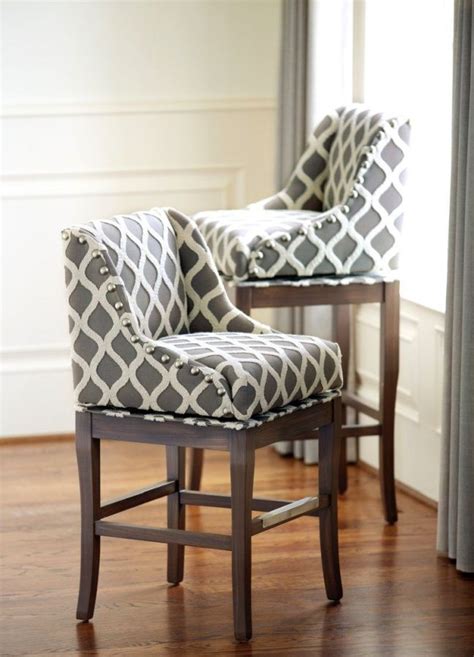 Patterned Counter Stools