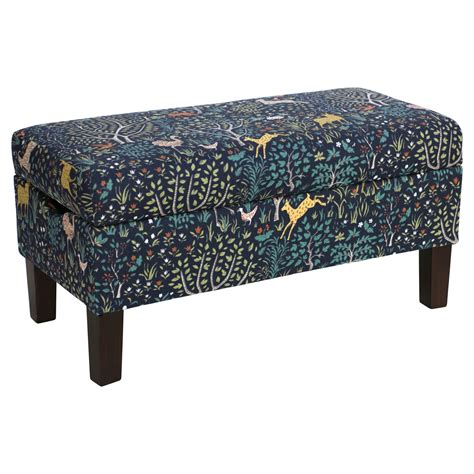 Patterned Storage Bench
