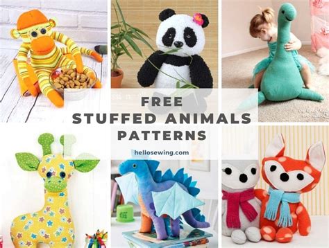 Patterns For Stuffed Animals