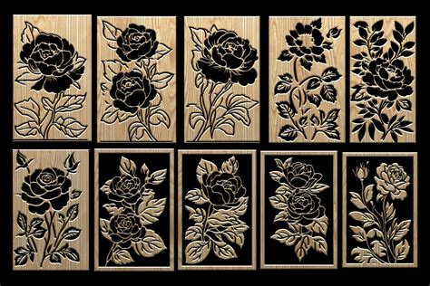Download Patterns and Stencil Template Bundle Commercial Use