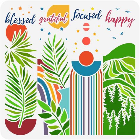 Download Patterns and Stencil Template Bundle Images