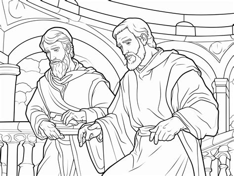 Paul And Barnabas Coloring Sheet