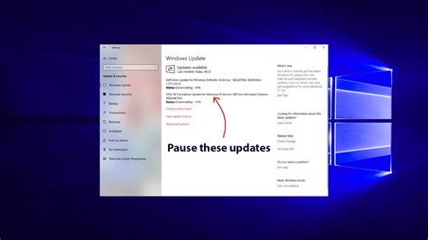 Pause Updates