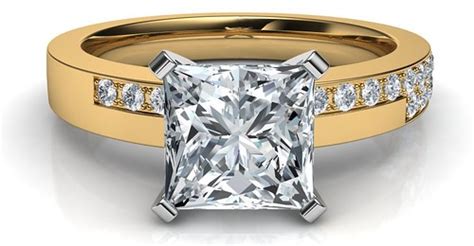 Pave Engagement Rings Provide Inlaid Sparkle