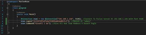 Pavlov Rcon C# Script : r/PavlovGame