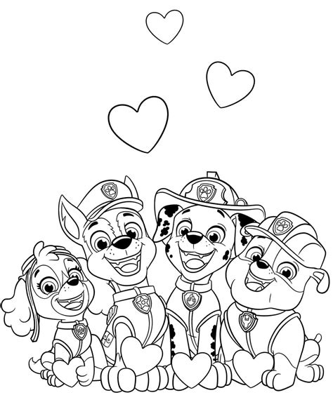 Paw Patrol Ausmalbilder