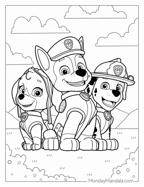 Paw Patrol Coloring Pages Pdf