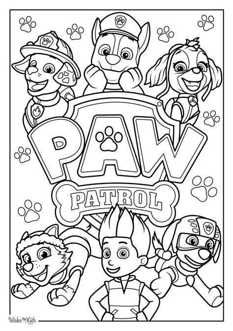 Paw Patrol Coloring Pages Print
