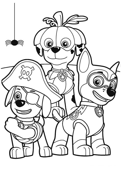 Paw Patrol Coloring Pages Printable