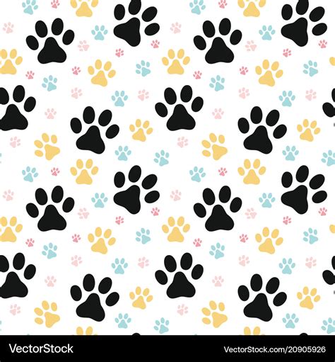 Paw Print Pattern