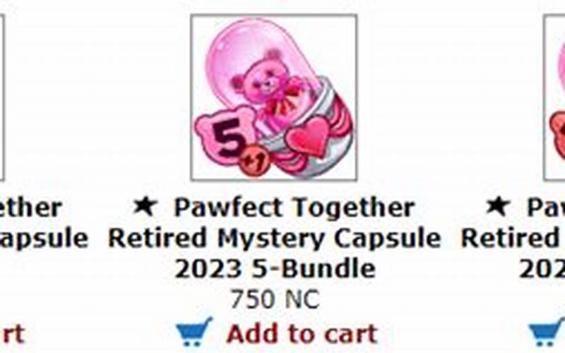 Pawfect Together Retired Mystery Capsule 2023